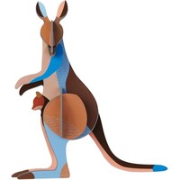 Kangaroo 3D Wanddecoratie Bouwpakket Karton