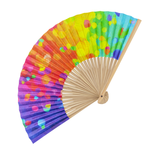 Pylones Waaier Palette Inklapbare Handwaaier voor Verkoeling