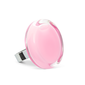 Pylones Glasring Cachou Medium Pastel Pink Größenverstellbarer Ring Pylones Glasring Cachou Medium Pastel Pink Größenverstellbarer Ring