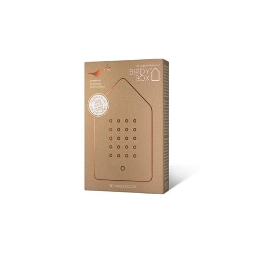 Relaxound Birdybox Koper Vogelhuisje Geluidsbox met Bewegingssensor Relaxound Birdybox Koper Vogelhuisje Geluidsbox met Bewegingssensor