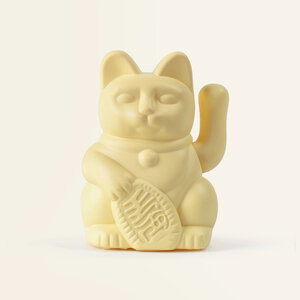 Donkey Products Solar Lucky Cat Yellow Mini 5cm Donkey Products Solar Lucky Cat Yellow Mini 5cm
