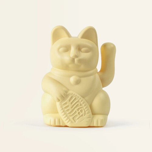 Donkey Products Solar Lucky Cat Yellow Mini 5cm Donkey Products Solar Lucky Cat Yellow Mini 5cm