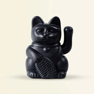 Donkey Products MyNeko Solar Lucky Cat Schwarz 5cm Donkey Products MyNeko Solar Lucky Cat Schwarz 5cm
