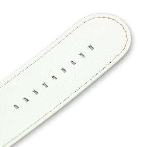 S.T.A.M.P.S Uhrenarmband Classic Leder Weiß S.T.A.M.P.S Uhrenarmband Classic Leder Weiß