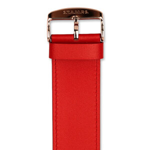 S.T.A.M.P.S Uhrenband Classic Leder Rot S.T.A.M.P.S Uhrenband Classic Leder Rot
