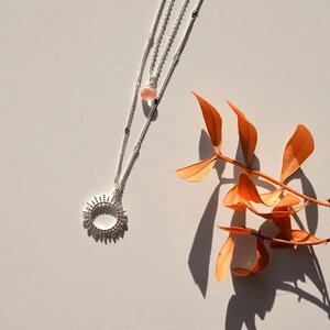 Vinoos by AMS Halskette Sonne Hellrosa Congratulations Vinoos by AMS Halskette Sonne Hellrosa Congratulations