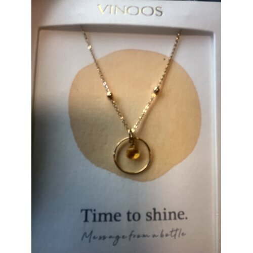 Vinoos by AMS Ketting Amber Time To Shine