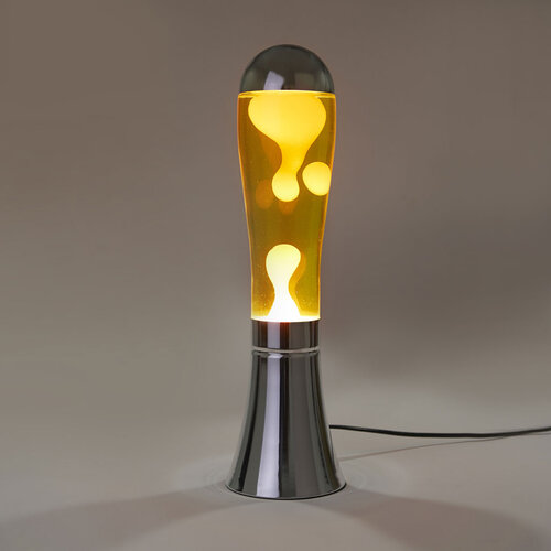 Balvi Lava lamp Magma Silver Yellow Aluminium