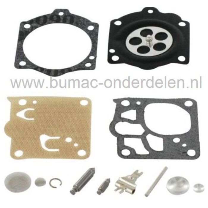 Membraan Reparatieset voor Walbro Carburateur.
