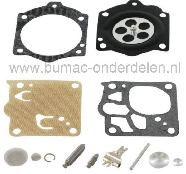 Membraan Reparatieset voor Walbro Carburateur.