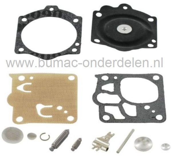 Membraan Reparatieset voor Walbro Carburateur.