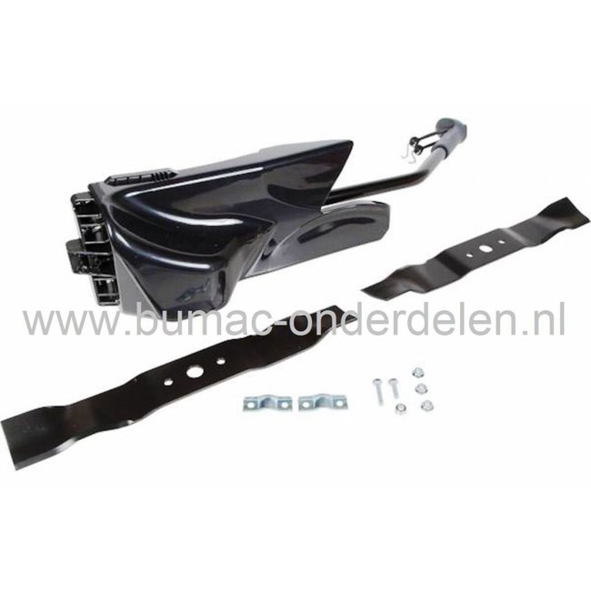 Mulchplug met Messen voor 84 Cm Maaidek van Castelgarden - Stiga - Mountfield en Alpina Zitmaaier - Tuintrekker, Mulchplug met Maaimes L+R voor MP84, PDC140, XDC135HD, XDC140HD, XDC150, A84H, MP84, SC84H, SC8414B, Estate Master, Estate 2084, 3084, 3384, 3