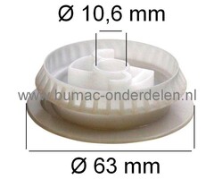 Starterpoelie voor Stihl 017, 018, 019, MS170, MS180, MS190T, MS191T, MS210, MS230, MS250, MS200T, MS200, BG45, BG46, BG55, BG65, BG85, SH55, SH85, BR45C, HS45, BT45, Kettingzaag - Bladblazer - Bladzuiger - Heggenschaar - Grondboor, Stihl Koordpouly, onde