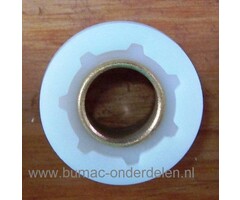 Wormwiel voor Dolmar en Makita Kettingzaag, Wormwiel voor Oliepompaandrijving Dolmar PS6000i en PS6800i en Makita DCS6000i en 6800I Kettingzaag - Motorzaag