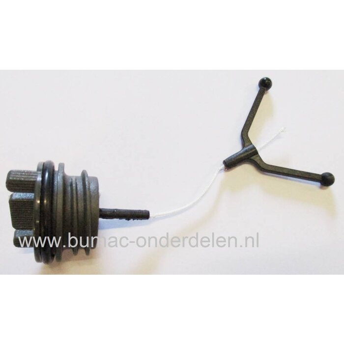 Oliedop voor Husqvarna Kettingzaag 33, 36, 41, 50, 55, 61, 66, 136, 137, 141, 142, 154, 162, 234, 238, 242, 254, 257, 266, 268, 272, 2101, Olievuldop voor Jonsered, Partner, McCulloch Kettingzagen