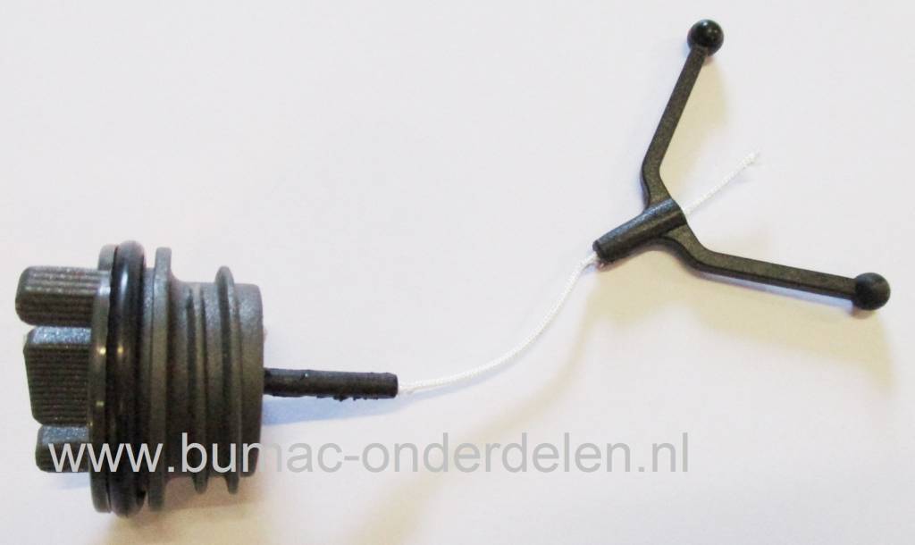 Oliedop voor Husqvarna Kettingzaag 33, 36, 41, 50, 55, 61, 66, 136, 137, 141, 142, 154, 162, 234, 238, 242, 254, 257, 266, 268, 272, 2101, Olievuldop voor Jonsered, Partner, McCulloch Kettingzagen