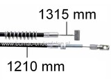 Aandrijfkabel voor Kaaz LM484, LM485, LM5350, LM536, LM5360 Grasmaaier, Koppelingskabel voor het in Werking zetten van de Wielen, Kaaz LM 484, LM 485, LM 5350, LM 536, LM 5360 Grasmaaier, Benzinemaaier