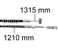 Aandrijfkabel voor Kaaz LM484, LM485, LM5350, LM536, LM5360 Grasmaaier, Koppelingskabel voor het in Werking zetten van de Wielen, Kaaz LM 484, LM 485, LM 5350, LM 536, LM 5360 Grasmaaier, Benzinemaaier