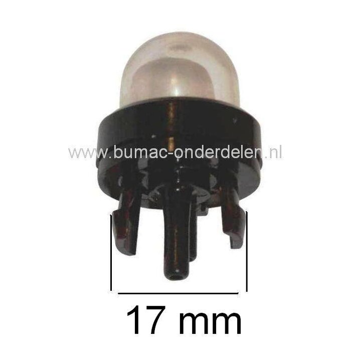 Walbro Primer - Balg voor Kettingzaag, Bosmaaier, Bladblazer, Heggenschaar, Strimmer van Dolmar, Makita, Stiga, Castelgarden, Stihl, Mountfield, Alpina, Husqvarna, Jonsered, Partner, Mcculloch, MTD, Wolf, Alko, Honda, Viking, Echo, Benzinepomp, onderdeel