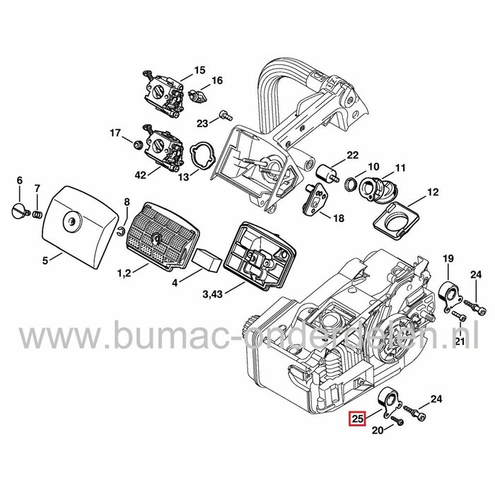 Antivibratierubber voor Stihl 020, 020T, MS200, MS200T Motorkettingzagen, Stihl Trillingsdempers voor Kettingzaag, Motorzaag, Ophangrubbers, Antivibratiedempers, Dempers, Anti Trilling Rubbers Stihl 020, 020 T, MS 200, MS 200 T, onderdeel