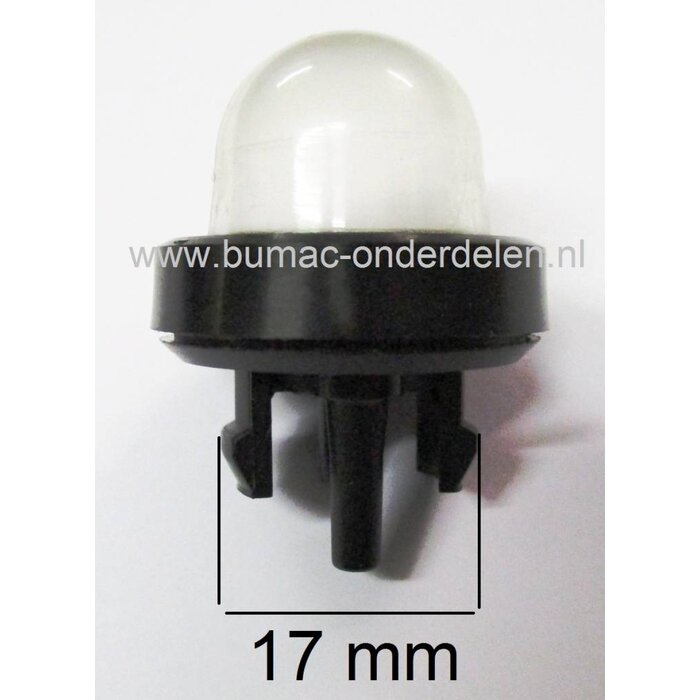 Primer voor o.a. Dolmar en Makita Kettingzaag - Motorzaag - Bosmaaier - Trimmer, Primer - Balg voor Oppompen van de Benzine Dolmar PS34, PS36, PS41, PS43, PS45, Makita DCS34, DCS4610 Kettingzaag - Motorzaag Benzinepomp