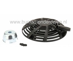 Handstarter voor Briggs and Stratton Motor op Grasmaaier, Grasmachine, Starter komt o.a. voor op Model nr 212700, 212900, 215700, 215800, 215900, 217800, 217900, 219800, 219900, 21A900, 21B800, 21B900, 280H00, 283700, 284700, 286700, 287700, 289700, 28B70