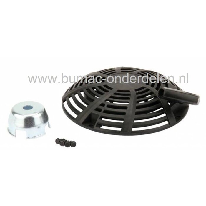 Handstarter voor Briggs and Stratton Motor op Grasmaaier, Grasmachine, Starter komt o.a. voor op Model nr 212700, 212900, 215700, 215800, 215900, 217800, 217900, 219800, 219900, 21A900, 21B800, 21B900, 280H00, 283700, 284700, 286700, 287700, 289700, 28B70