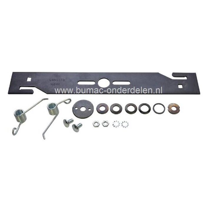 Verticuteermes voor Grasmaaier Geleverd met 2 Veren en Bevestigings Bouten, Gazonmaaier - Benzinemaaier - Cirkelmaaier - Loopmaaier