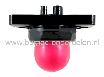 Primer voor Husqvarna Mondo, Mondo Max, Mondo Mega, Jonsered GT21, GT22L, GT24L, GT25, GT26, Partner Colibri Bosmaaiers, Bermmaaiers, Strimmers, Balg voor Inspuiten Brandstof, ELECTROLUX Brandstofdelen