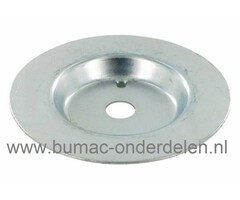 Remschijf voor MTD - White - Yardman - Cubcadet - Wolf en HVC Zitmaaiers - Tuintrekkers, Remschijf voor het afstoppen van de Maaimessen, Remschijf - Schotel op Poelie voor Atremmen van de Maaimeseen bij het uitschakelen hiervan