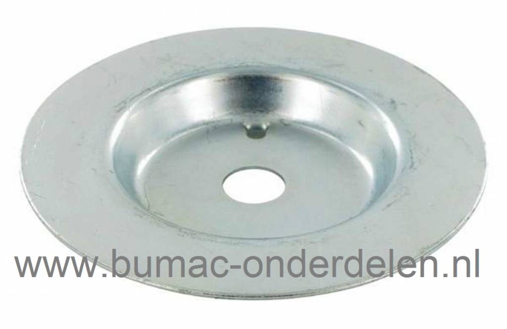 Remschijf voor MTD - White - Yardman - Cubcadet - Wolf en HVC Zitmaaiers - Tuintrekkers, Remschijf voor het afstoppen van de Maaimessen, Remschijf - Schotel op Poelie voor Atremmen van de Maaimeseen bij het uitschakelen hiervan