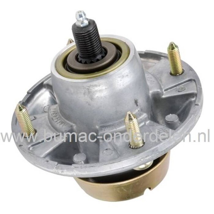 Lagerhuis Compleet voor JOHN DEERE Zitmaaiers, John Deere, Sabo Mesassen met Meshouders en Huis, Complete Maaimeshouders, Lagerhuizen voor Johndeere - Sabo Zitmaaiers, Frontmaaiers, Tuintrekkers, Spindels