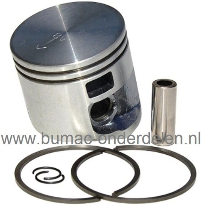 Zuiger Ø 42,5 mm voor Stihl MS241 Kettingzaag - Motorzaag - Benzinezaag Stihl Zuiger Compleet met Zuigerveren - Pistonpen en Borgclips Stihl Zuigerset voor MS 241 onderdelen