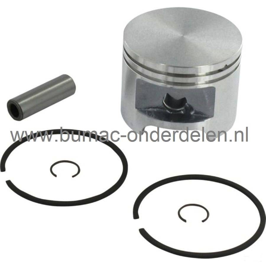 Zuiger Ø  49 mm voor Stihl 039 en MS390 Kettingzaag, Motorzaag Zuiger Compleet met Zuigerveren, Pistonpen en Borgclips voor Stihl 039 en MS 390 Kettingzagen