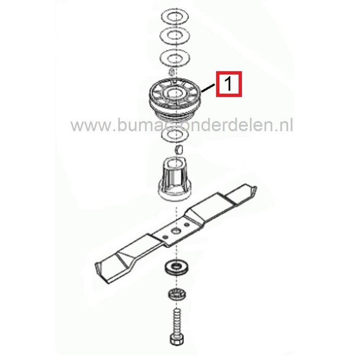 Poelie wiel aandrijving Alko - Solo - Brill Gazonmaaiers, Motor Poulie Alko 530 BRV, Silver Premium 480 BRV, 520 BRV, Powerline 4700 BRV, 4704 VSE, 4800 BRV, 5300 BRV, 53 XLRV ALULINE QUATTRO, Pouly voor Aandrijving, Al-ko Grasmaaimachines, onderdeel