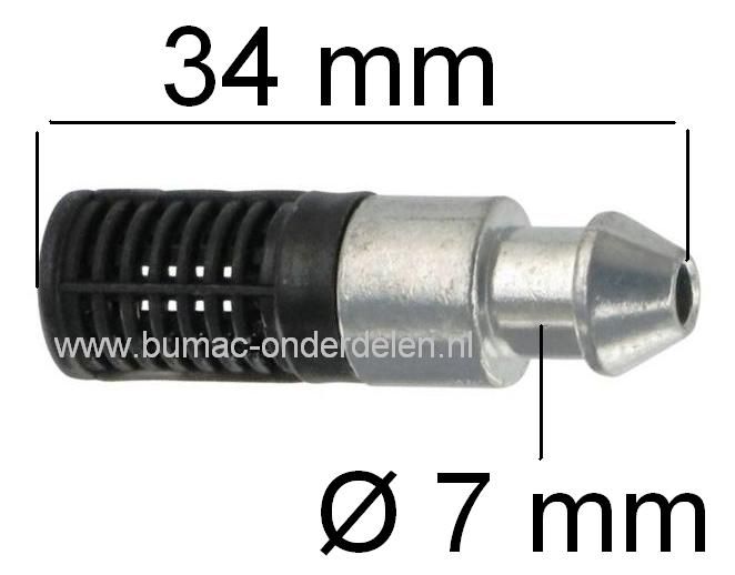Filter Olieleiding STIHL Kettingzaag 024 - 026 - 036 - 042 - 044 - 046 - 048 - 064 - 066 - 084 - 088 - MS240 - MS260 - MS261 - MS271 - MS291 - MS311 - MS340 - MS341 - MS360 - MS362 - MS391 - MS440 - MS441 - MS460 - MS640 - MS650 - MS660 - MS780 - MS880