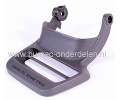 Rembeugel voor Husqvarna 134, 140, 435 en 440 Kettingzaag, Motorzaag Veligheidsbeugel voor Inschakelen van de Kettingrem Komt ook voor op Jondered en Partner Kettingzagen Handbeschermer Hendel Kettingrem Husqvarna 435E, 440E