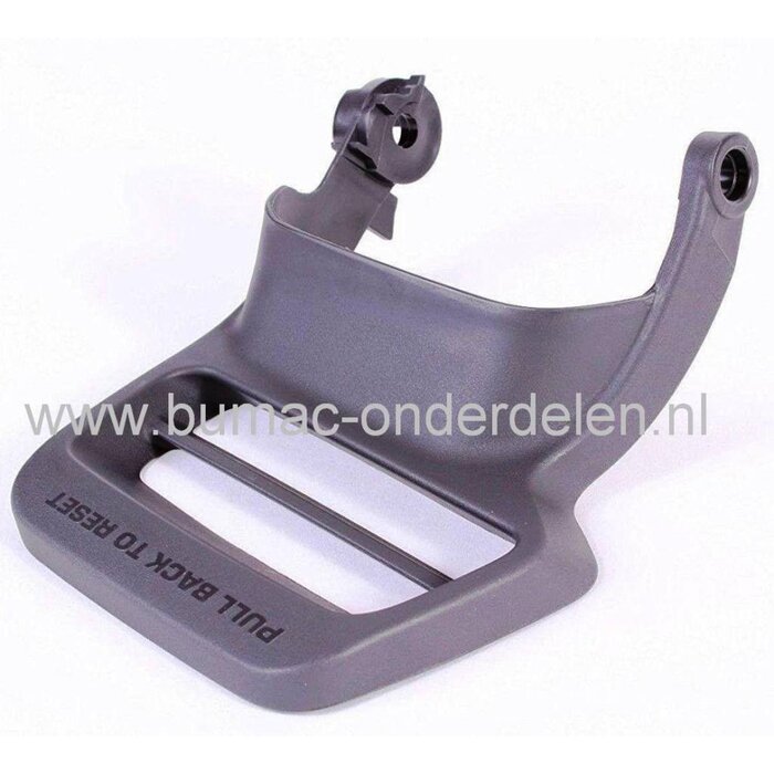 Rembeugel voor Husqvarna 134, 140, 435 en 440 Kettingzaag, Motorzaag Veligheidsbeugel voor Inschakelen van de Kettingrem Komt ook voor op Jondered en Partner Kettingzagen Handbeschermer Hendel Kettingrem Husqvarna 435E, 440E