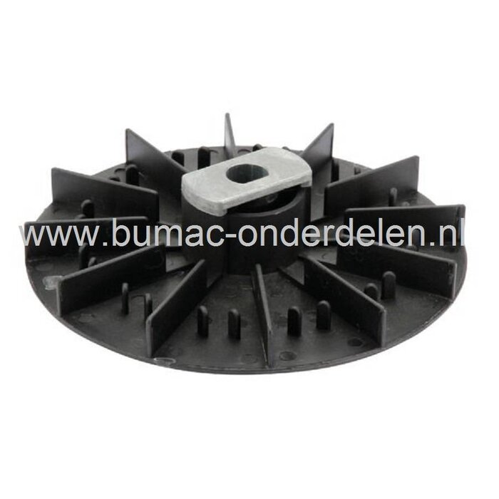 Waaier met Meshouder ALKO Elektrische Grasmaaiers, Al-ko - Brill - Solo Maaimeshouders voor Electromaaiers, Alko Comfort 40 E, Classic 3.2 E, Silver 40 E, Waaiers, Houder voor Maaimessen van Electrischemaaiers, Elektromaaiers, Grasmaaiers