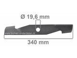 Mes 34 Cm voor ALKO Cirkelmaaiers Comfort 34E, Silver 34 E, 1234P Elektrische Grasmaaiers, Maaimessen ALKO, BRILL, SOLO Elektromaaiers, Grasmaaiermessen, Roterende Maaibladen voor Al-ko Elektrische Grasmachines
