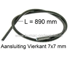 Flexibele as voor Stihl FR85T, FR130T, FR220, FR350, FR450, FR480 Bosmaaier, Bermmaaier, Ruggedragen Bosmaaier As voor Aandrijving van Motor naar Buis onderdeel, FR 85 T, FR 130 T, FR 220, FR 350, FR 450, FR 480