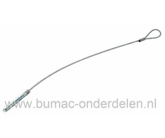 Maaidekliftkabel voor Alko, Solo en Brill Zitmaaiers, Kabel voor het omhoog halen of Laten zakken van Maaidek Alko en Brill Zitmaaier, Tuintrekker met onder andere 102 Cm Maaidek T13-102, T14-102SD, T16-102, T18-102, T165-102HD, T20-102HD, T20-102HDE, Com