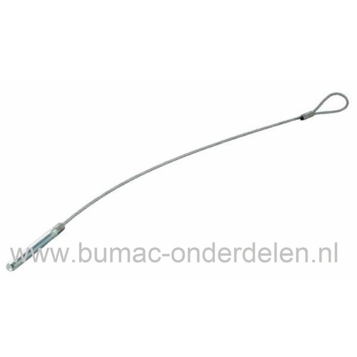 Maaidekliftkabel voor Alko, Solo en Brill Zitmaaiers, Kabel voor het omhoog halen of Laten zakken van Maaidek Alko en Brill Zitmaaier, Tuintrekker met onder andere 102 Cm Maaidek T13-102, T14-102SD, T16-102, T18-102, T165-102HD, T20-102HD ,T20-102HDE, Com