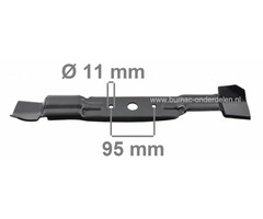 Maaimes 51,5 Cm voor Alko Cirkelmaaiers 530BRV ALU Premium, 5300BRV, 5300BRVC ALU Powerline, Brill Aluline Quatro 53XLRV, 53XLRVC, ALKO, BRILL, SOLO Grasmaaiermessen voor Loopmaaiers, Maaimessen Al-ko - Brill Gazonmaaiers 53 Cm