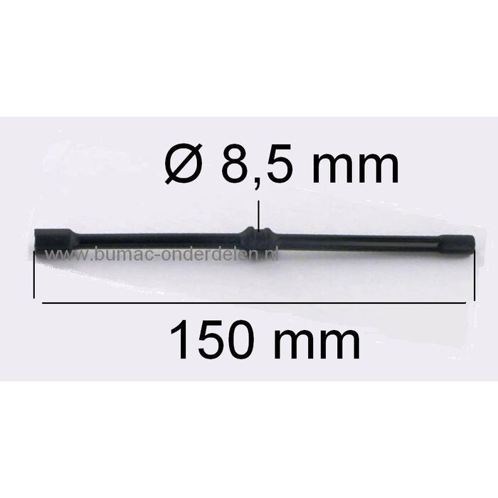 Benzineslang voor Husqvarna 61 - 66 - 162 - 266 Kettingzaag - Motorzaag, Brandstof Slang, Benzine Leiding voor Motorzagen - Kettingzagen van Husqvarna - Jonsered - Partner - Mc Culloch - onderdeel