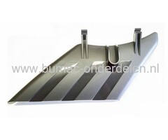Alko Deflector Zijuitworp voor Loopmaaiers Silver 460B-A BIO, Silver 460BR, Silver 460B BIO, Powerline 4600B BIO, ALKO, BRILL, SOLO Deflectoren, Uitwerpschacht voor Mulchmaaiers R9005, Zij Uitworp Kleppen Al-ko Gazonmaaiers, Cirkelmaaiers, Grasmaaiers