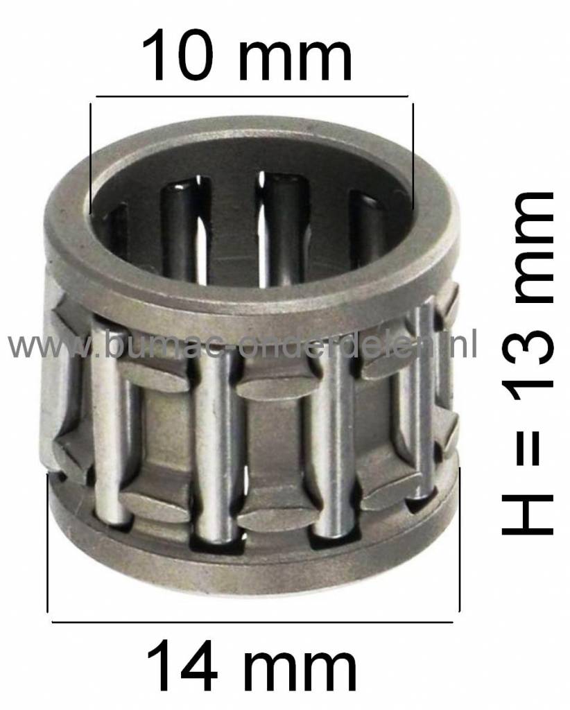 Naaldlager voor Drijfstang STIHL 028, 029, 030, 031, 032, 034, 036, 039, 041, 044, BR106, BT106, FR106, FR108, FR125, FR135, FR145, FR220, FS106, FS108, FS160, FS180, FS20, FS220, FS220K, FS280, FS290, FS360, FS410, FS420, FS500, FS550, FS90, FS96, MS290,