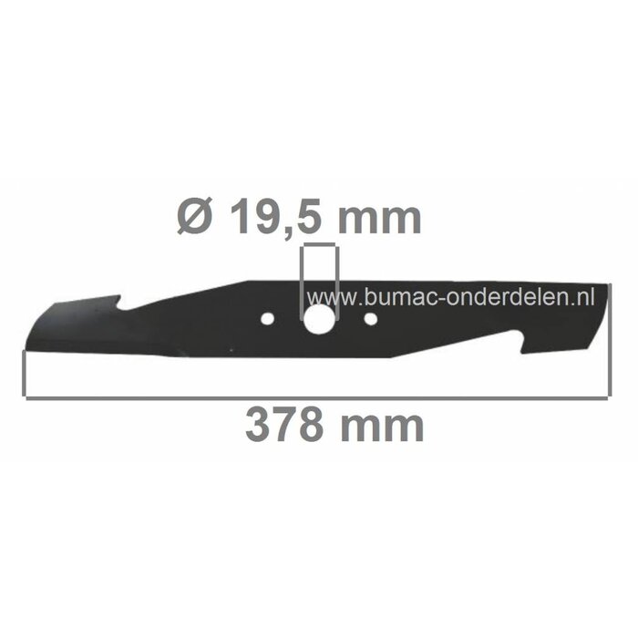Maaimes 37,8 Cm Alko, Brill, Solo Gazonmaaiers, Cirkelmaaiers, Maaimes voor Alko BEM1301, Classic 3.8E, Classic 38E Elektromaaiers, Maaibladen voor Elektrische Grasmaaiers ALKO - BRILL - SOLO, Grasmaaiermessen, Maaimessen voor Cirkelmaaiers, Duwmaaiers