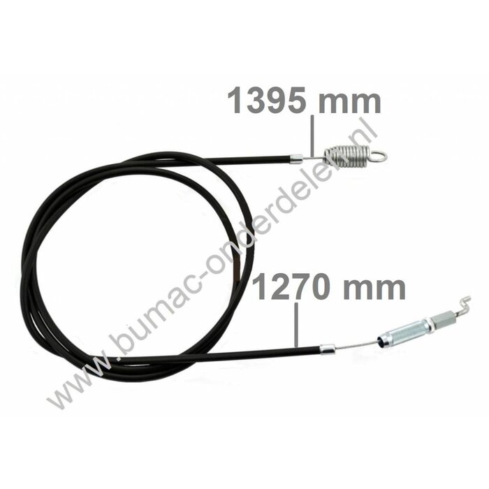 Koppelingskabel Wielaandrijving WOLF Grasmaaiers, Bedieningskabels Wolf Aangedreven Loopmaaiers, Aandrijfkabel voor 2.40HA, B46TBA, Esprit 46BA, Esprit 46TMA, Exclusiv 40TA, HBM38BA, HBM46BA, Olympia B Plus, Premio 40BA, Premio 46HA