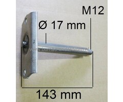 Mesas met Houder voor Stiga Park 92M en 107M - Villa 92M en 107M - Ready 92M, Castelgarden, Mountfield, Frontmaaiers met een Maaibreedte van 92 en 107 Cm, Mes As, Castel Garden